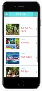 Bali Taxi Tours and Activities Search